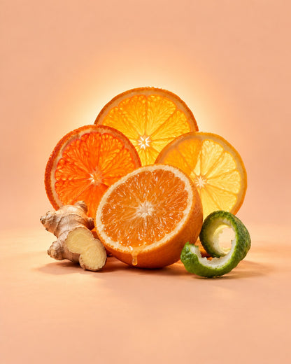Sunrise notes: orange, mandarin and ginger